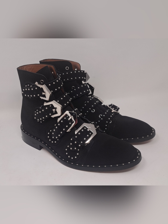 Givenchy Shoes - Givenchy Paris Women's Ankle Boots Studded Suede Straps Italy 36.5 EU / 6.5 US